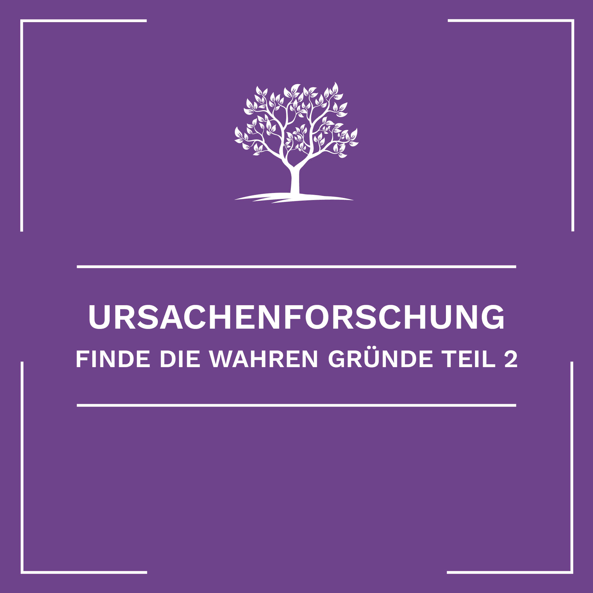 Ursachenforschung - Teil 2