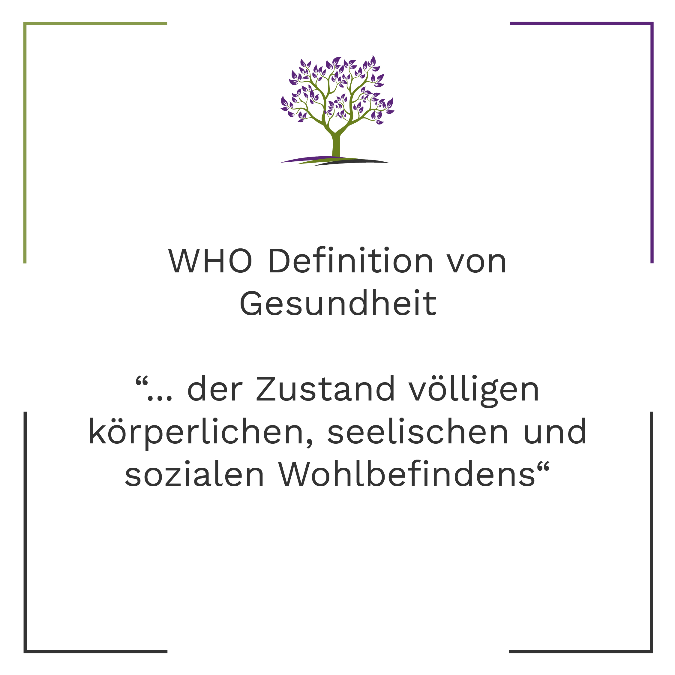 Definition: Was bedeutet Gesundheit?